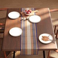 Madur Kathi Blue Table Runner (Pack of 1)