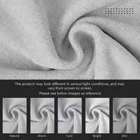 Chenille Solid Solid Light Grey Cushion Cover (Pack of 1)