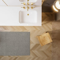 Cotton Dark Grey Bathmat (Pack of 2)