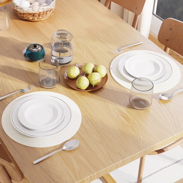 Cotton Off White Placemat (Pack of 2)