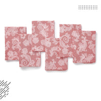 Cotton Red Table Napkins (Pack of 6)