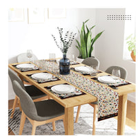 Cotton Chilies Table Runner+Placemat (Pack of 7)