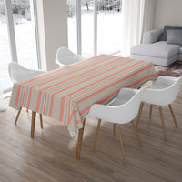 Cotton Peach Table Cloth (Pack of 1)