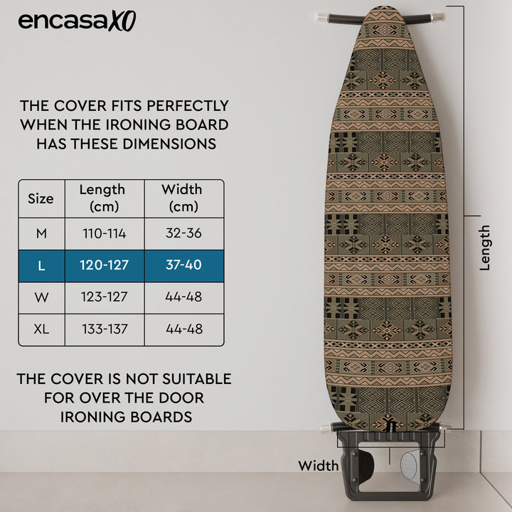 Cotton Canvas African Ironing Board Cover