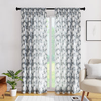 Polyester Dandelion Curtain (Pack of 2)
