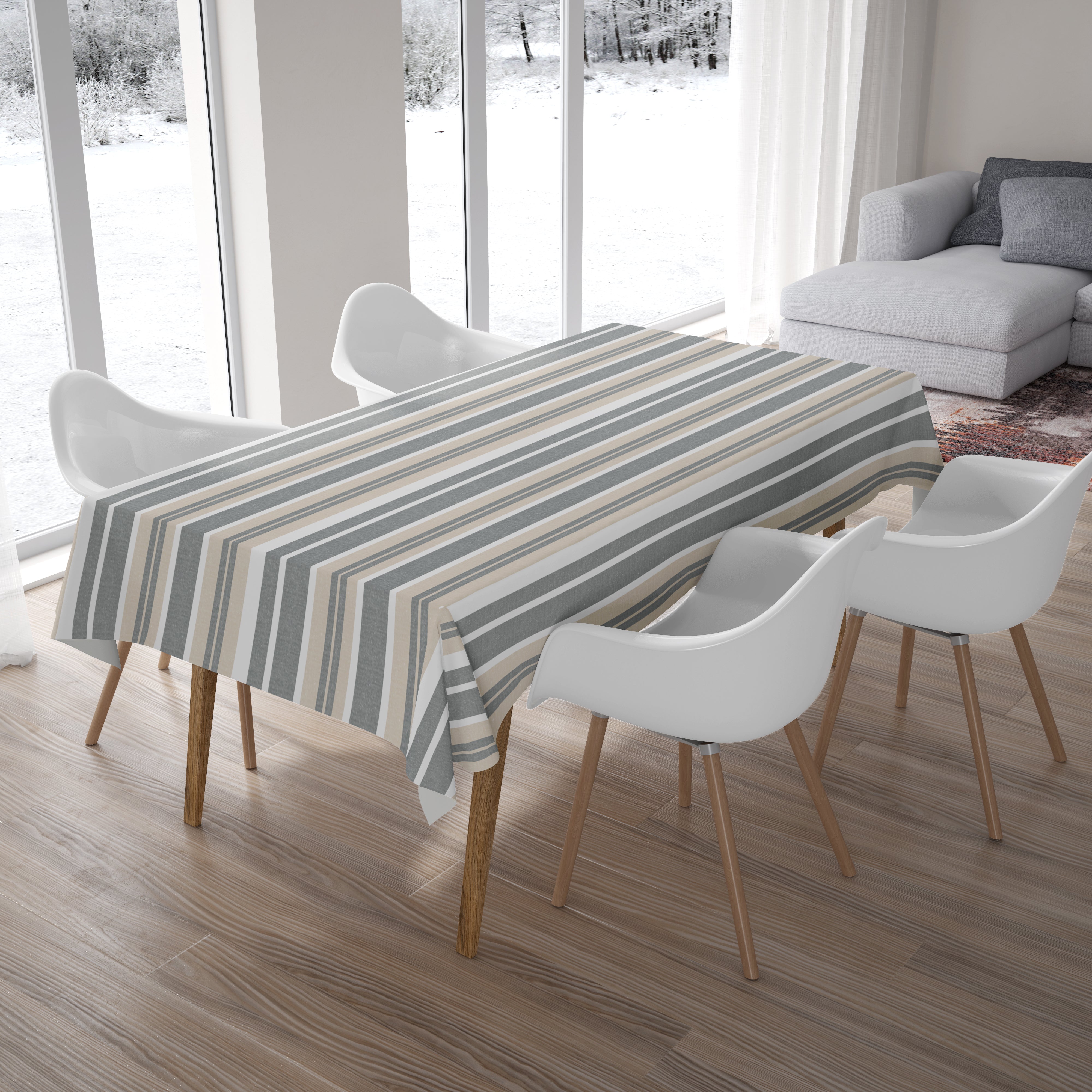 Cotton Olive Table Cloth (Pack of 1)