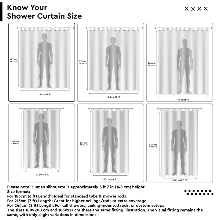 Polyester ZZ Light Grey Shower Curtain (Pack of 1)