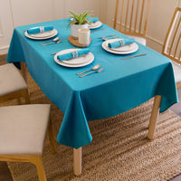 Cotton Azul Blue Table Cloth (Pack of 1)