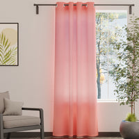 Canvas Coral Curtain (Pack of 1)