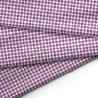 20s Sheeting Purple Checks Fabric (1 Meter)