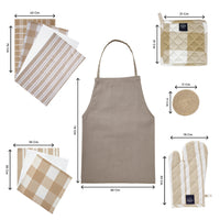 Cotton Beige Combo Kitchen Set (Pack of 21)