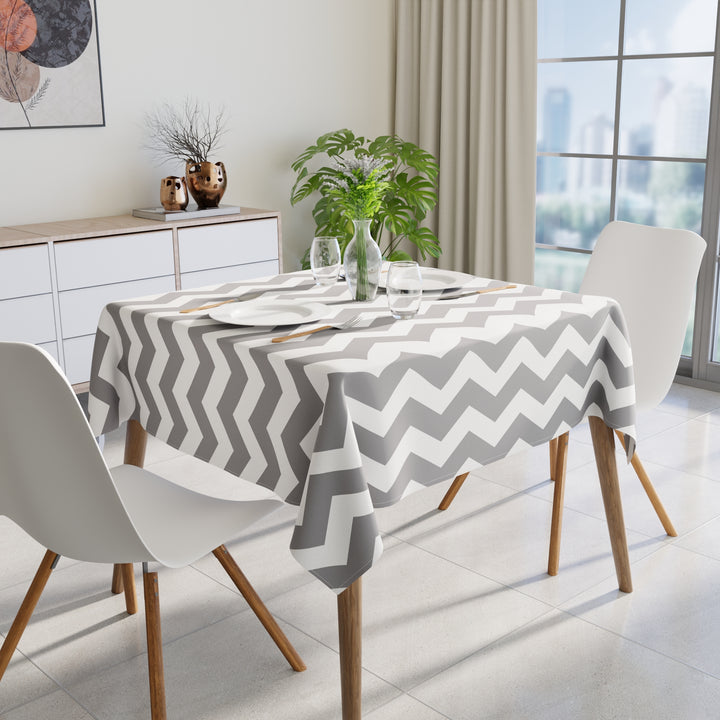 Cotton Zig Zag Table Cloth (Pack of 1)