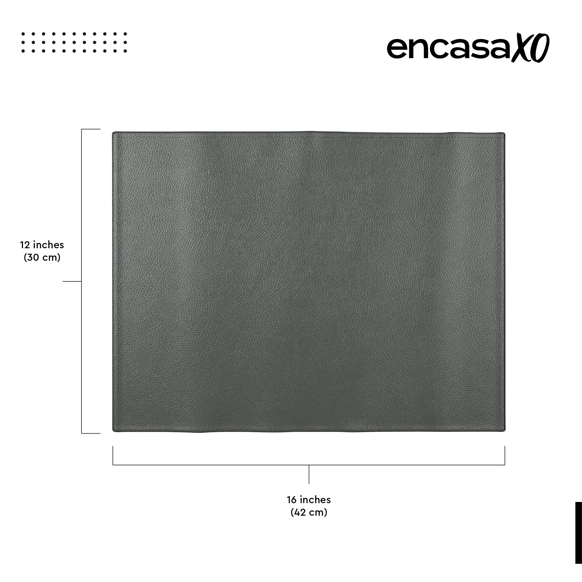 PU Leather Grey Placemat