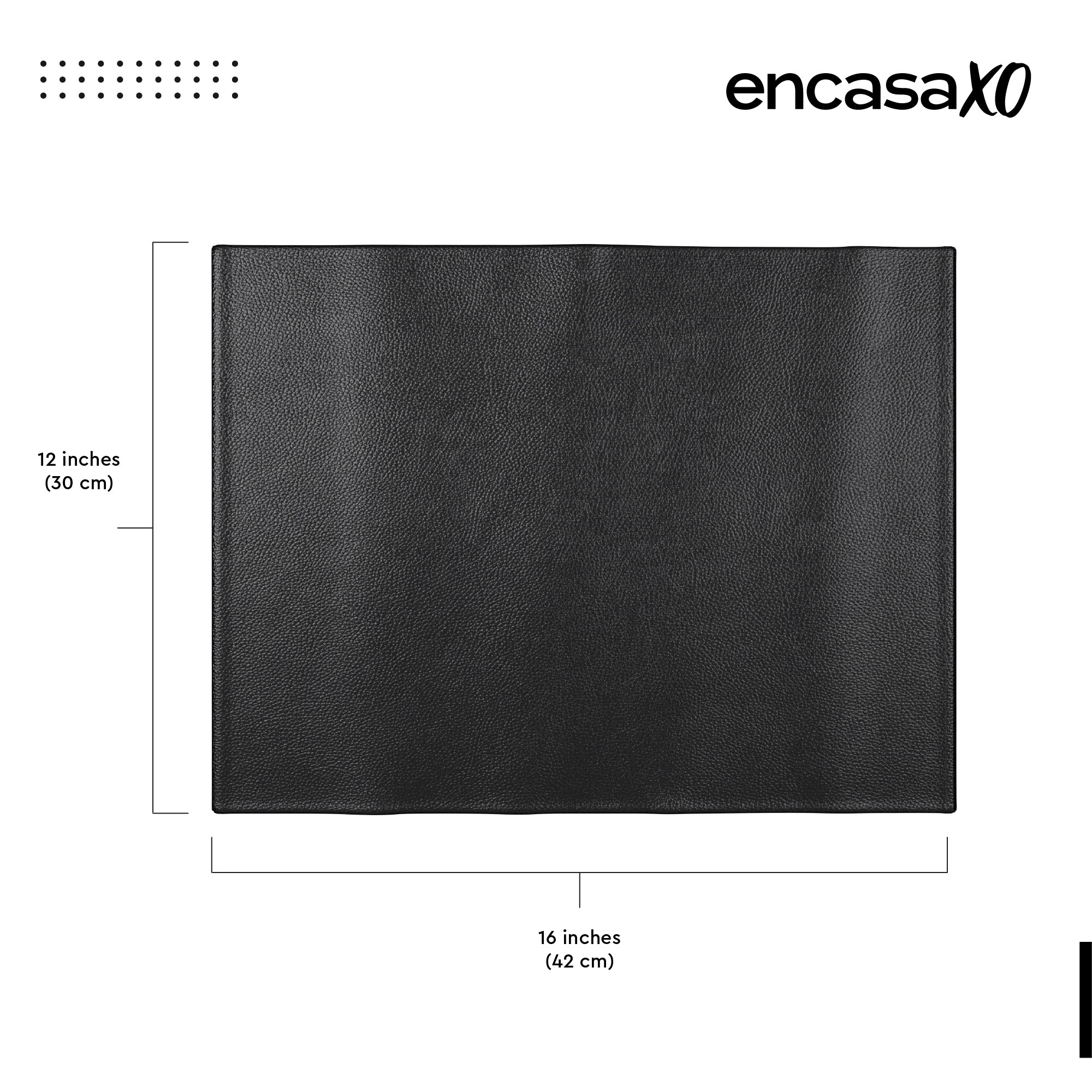 PU Leather Black Placemat
