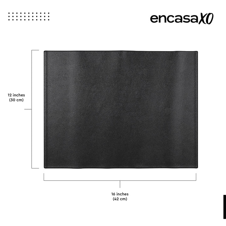 PU Leather Black Placemat