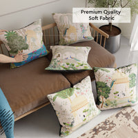 Polyester Mughal-03 Cushion Cover (Pack of 5)