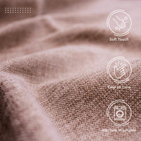 Chenille Textured Fabric Decorative Soft Rich Cloth with Plain Colours for Sofa, Furnishing, Upholstery, Curtains, Cushions and Craft - 39"x54"/100x137 cm