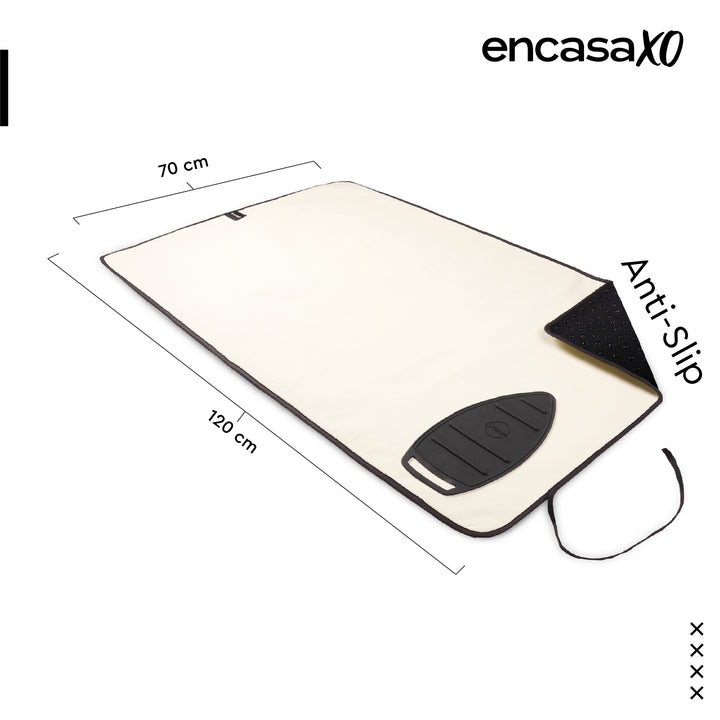 Cotton Natural Luxury Antiskid Ironing Mat (Pack of 1)