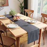 Chenille Denim Table Runner (Pack of 1)