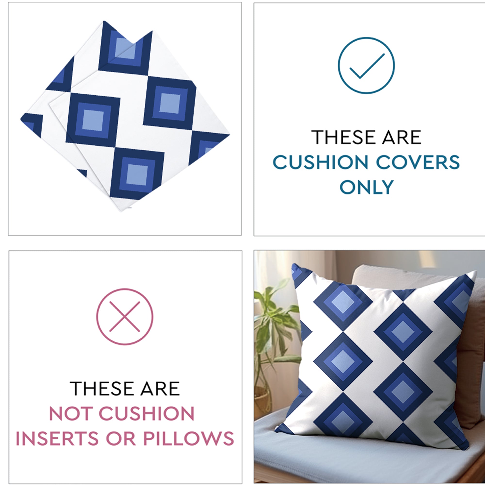 Micro Diamond Cushion Cover