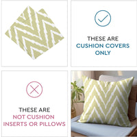 Micro Fire Sage Cushion Cover