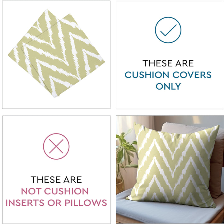 Micro Fire Sage Cushion Cover