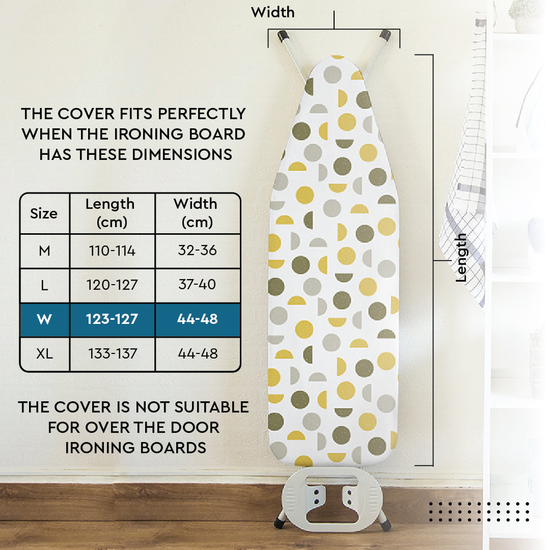 20s Sheeting Daisy Grey Ironing Board Cover