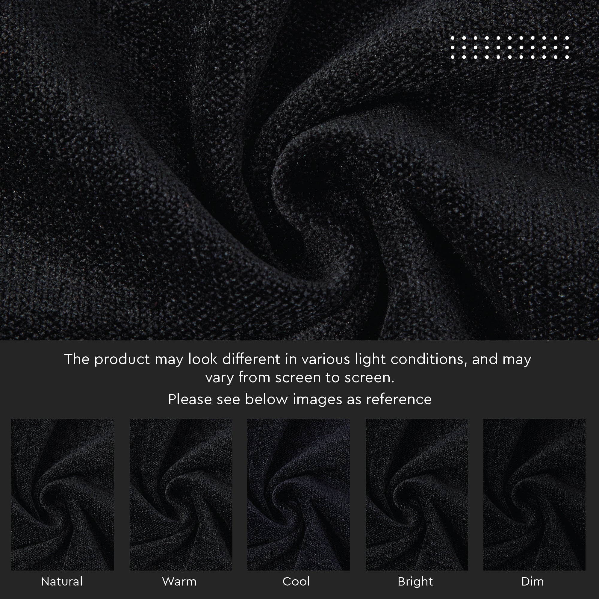 Chenille Black Cushion Cover (Pack of 2)