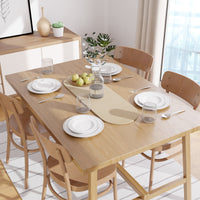 Cotton Beige Table Runner (Pack of 1)