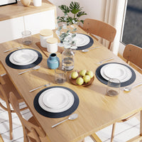 Cotton Dark Blue Placemat (Pack of 4)