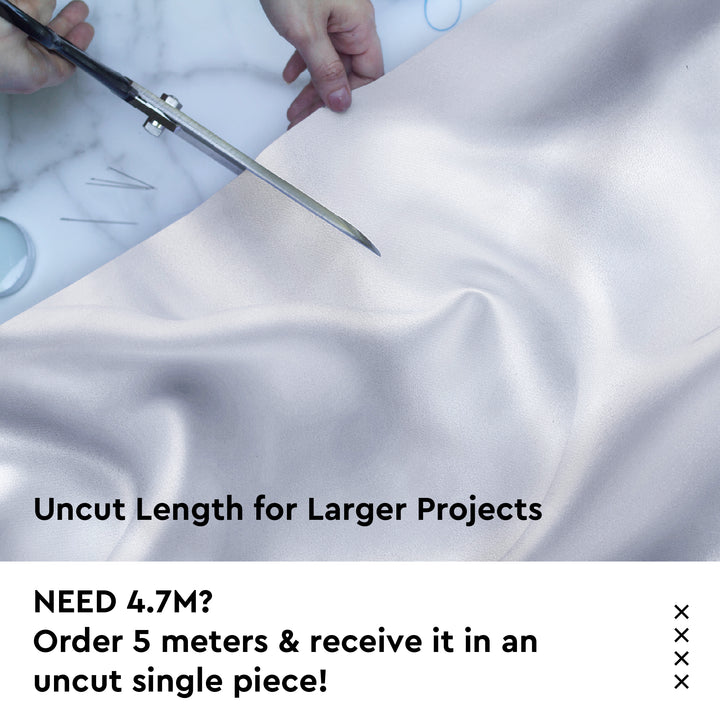 Satin Polyester Silk Lavender Fabric