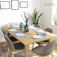 Cotton Ladder Blue Placemat (Pack of 6)