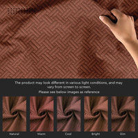 Quilted Polyester Fabric Bronze Fabric