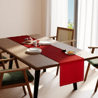Cotton Red Table Runner (Pack of 1)