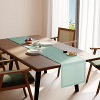 Cotton Mint Green Table Runner (Pack of 1)