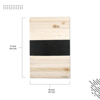 Pinewood Cream with Brown Antiskid Top Wooden Tray (Pack of 1)