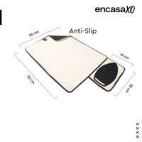 Cotton Natural Luxury Antiskid Ironing Mat (Pack of 1)