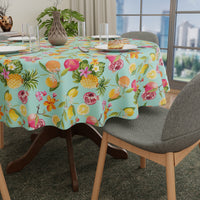 Polyester Pineapple Table Cloth (Pack of 1)