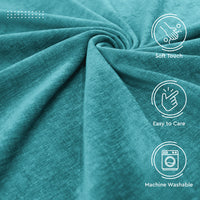 Chenille Textured Fabric Decorative Soft Rich Cloth with Plain Colours for Sofa, Furnishing, Upholstery, Curtains, Cushions and Craft - 39"x54"/100x137 cm