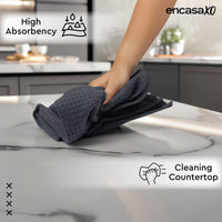 Cotton Grey Kitchen Towel (Pack of 4)