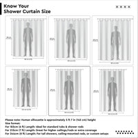 Polyester Squares Shower Curtain (Pack of 1)