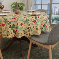 Polyester Cherry Table Cloth (Pack of 1)