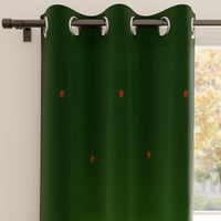 Blackout J2 Green Curtain (Pack of 1)