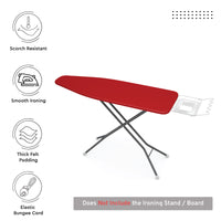 Canvas Deep Red Ironing Board Cover
