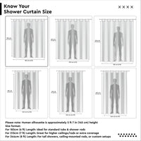 Polyester Boho Maze Sage Shower Curtain (Pack of 1)