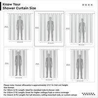 Polyester Boho Maze Sage Shower Curtain (Pack of 1)