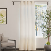 Canvas Natural Curtain (Pack of 1)