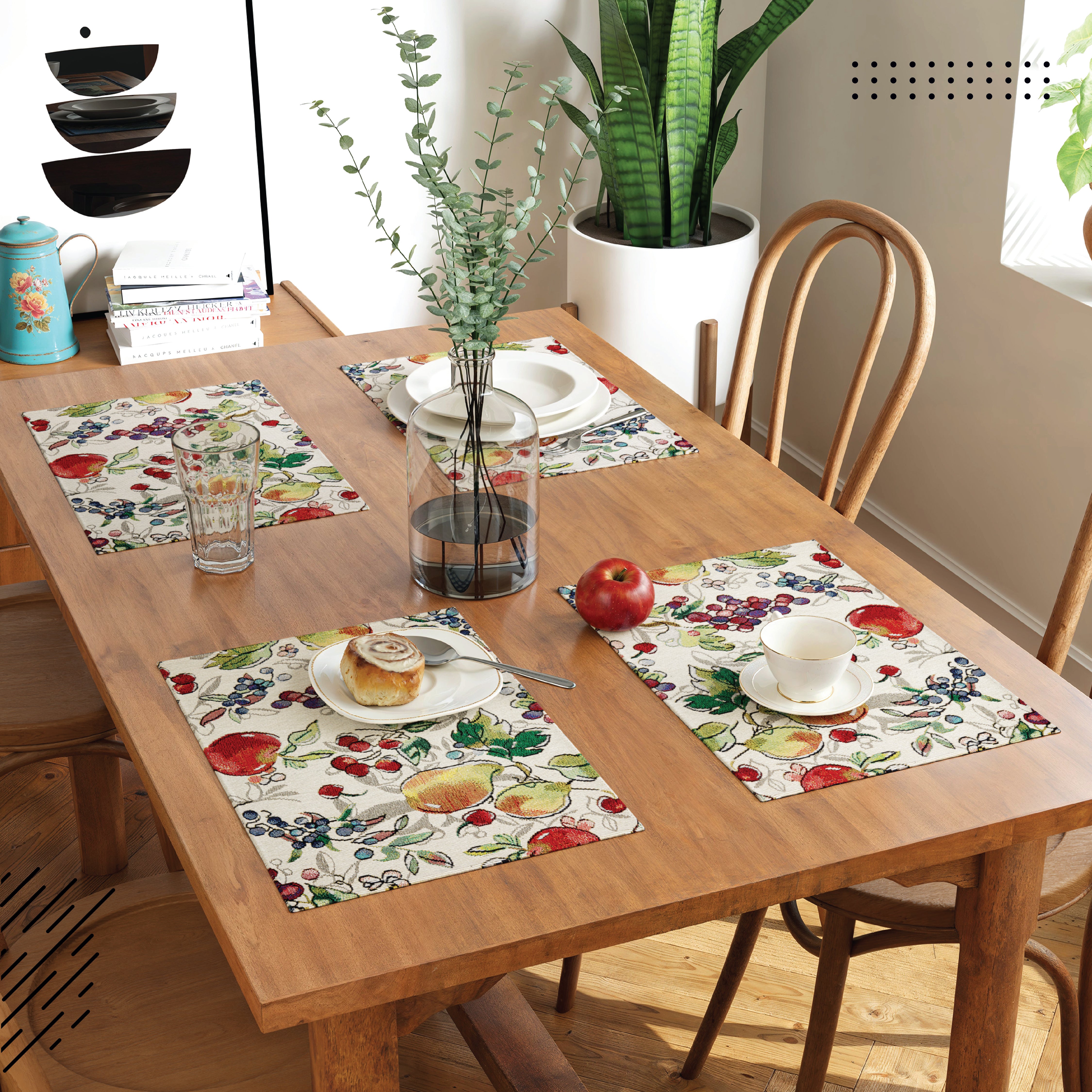 Cotton Fruit Placemat (Pack of 4)