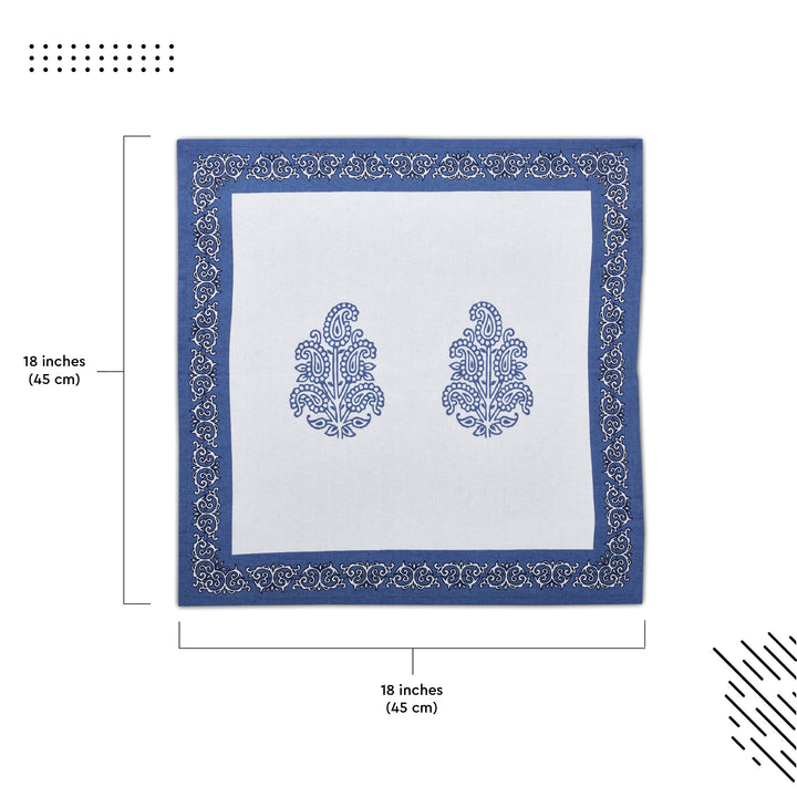 Cotton Indigo-01 Table Napkin