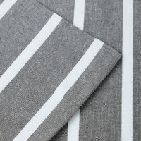 Cotton Roma Grey Stripes Cushion Cover (Pack of 2)